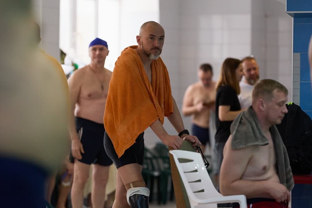 Ukrainian,Veterans,With,Amputations,And,Injuries,In,A,Swimming,Pool.